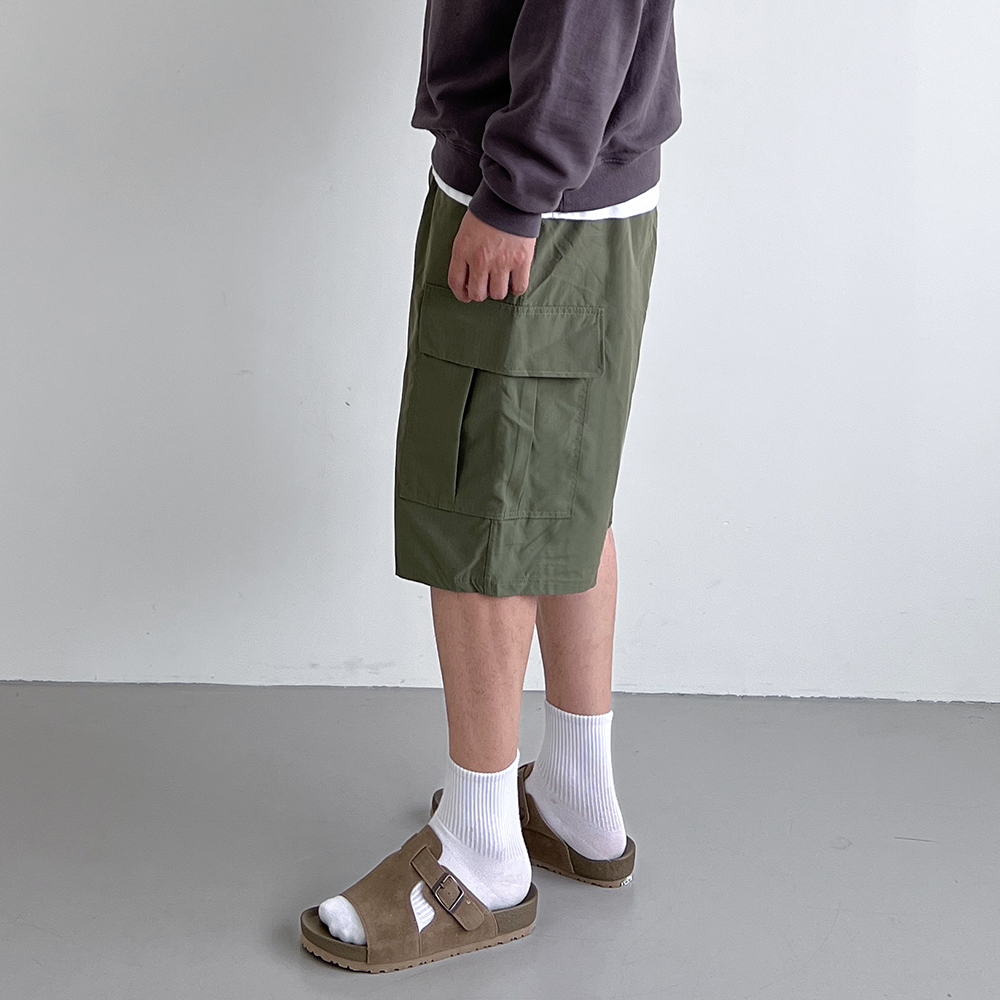 카고반바지 벌룬반바지 6부반바지 버뮤다팬츠 - 상품 이미지