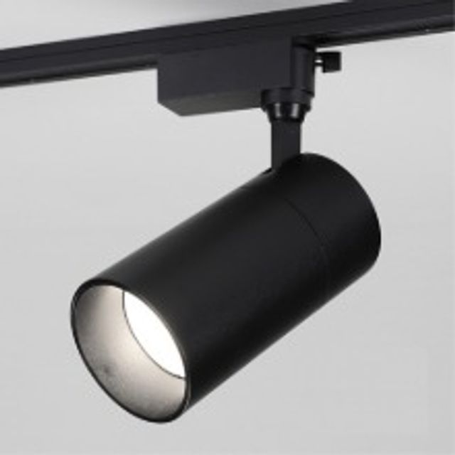 LED 일체형 COB 스포트 레일조명 40W 블랙 주백색 : 예스제이미