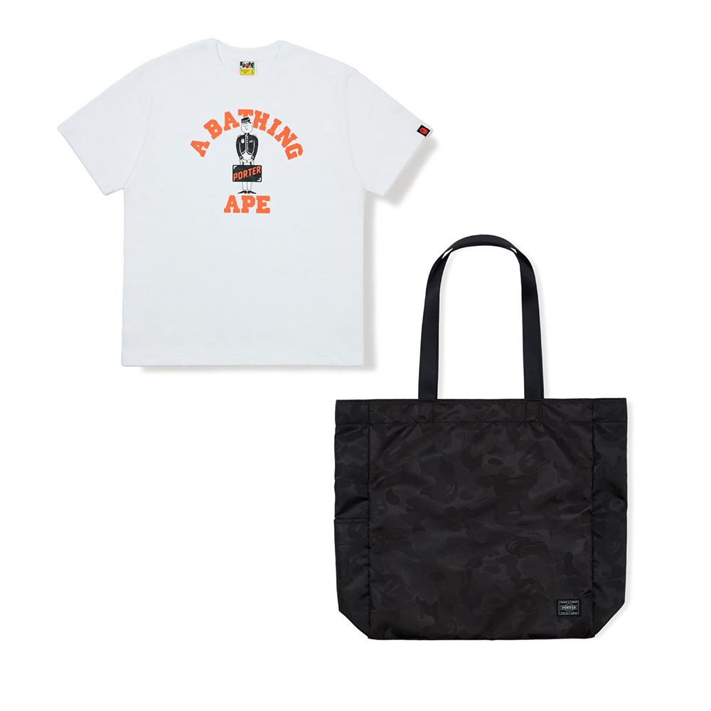 [국내] 요시다포터 X 베이프 가방 TEE-S & TOTE SET 394-19008 - 상세 이미지 2