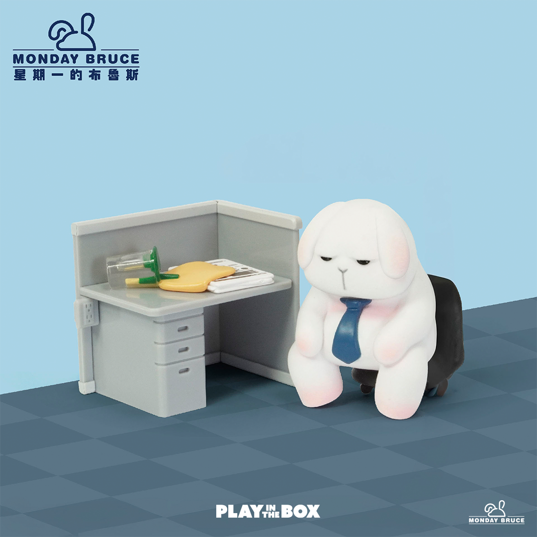 [플레이인더박스] 먼데이브루스 A04 오늘도 출근 랜덤피규어 - 상세 이미지 2