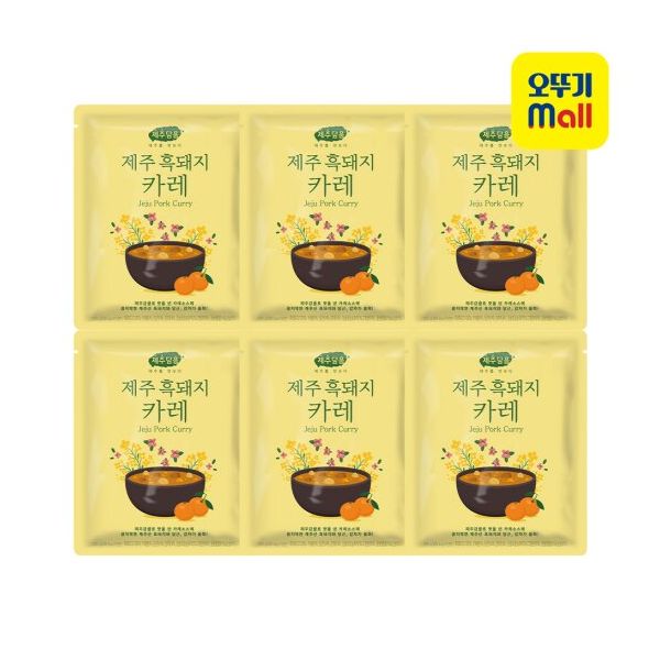 [오뚜기] 제주담음 제주흑돼지카레 250g 6개 : 씨유니