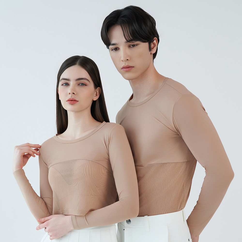 테크스킨 남성 하프메쉬 자외선차단 골프이너웨어 냉감티셔츠 베이스레이어 이미지 4