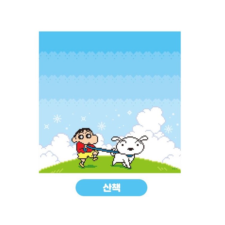 짱구 메모 패드 40매 사각 떡메 떡메모지 캐릭터메모 선물 게임 - 상세 이미지 5