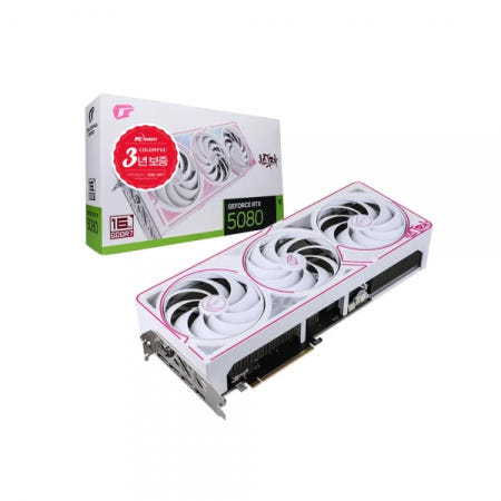 Colorful iGame 지포스 RTX 5080 ULTRA OC White D7 16GB 피씨디렉트ㅇMMㅇ