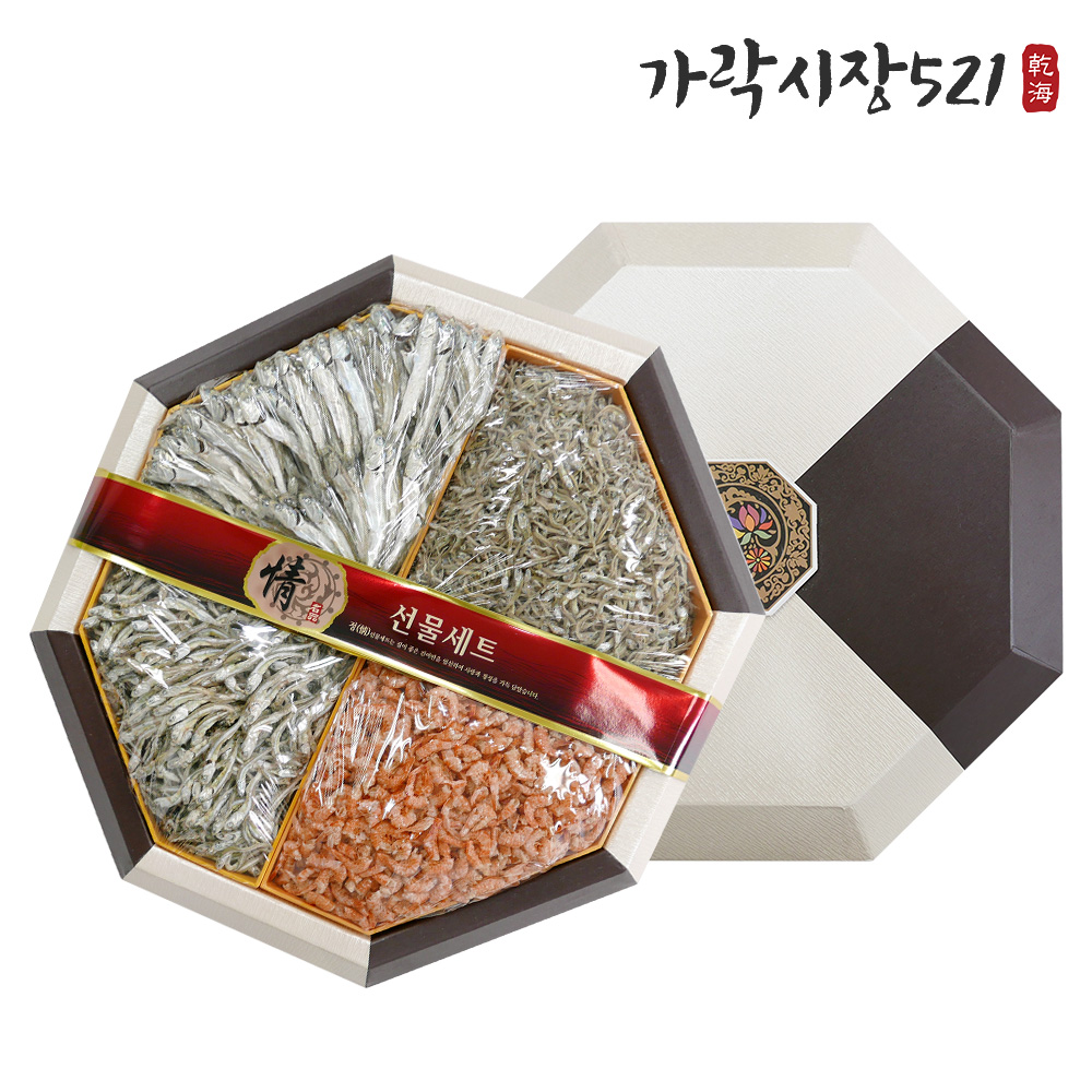 멸치 건새우 팔각지함혼합세트 답례품 어르신선물 볶음 조림 국물용 - 상세 이미지 2