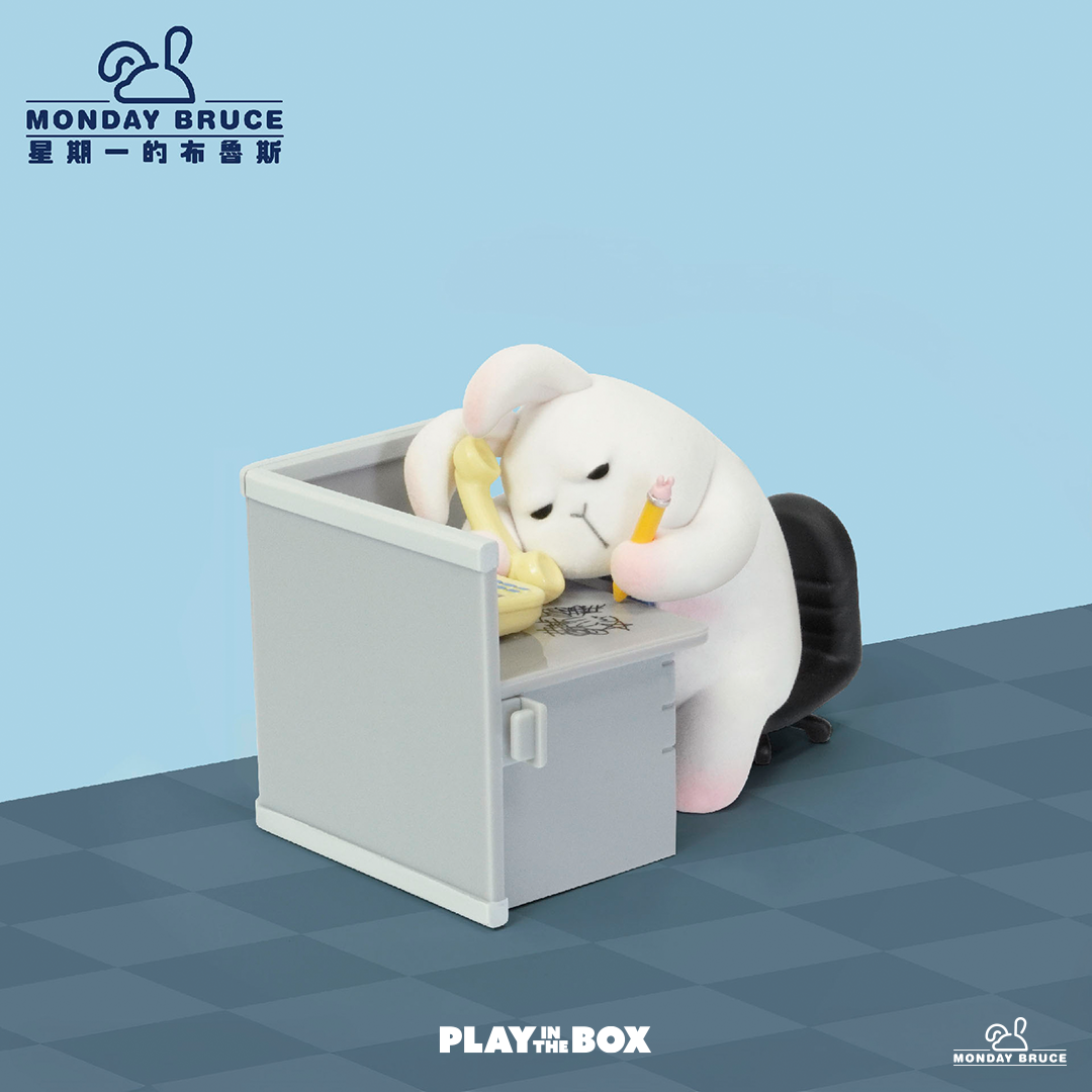 [플레이인더박스] 먼데이브루스 A04 오늘도 출근 랜덤피규어 - 상세 이미지 4