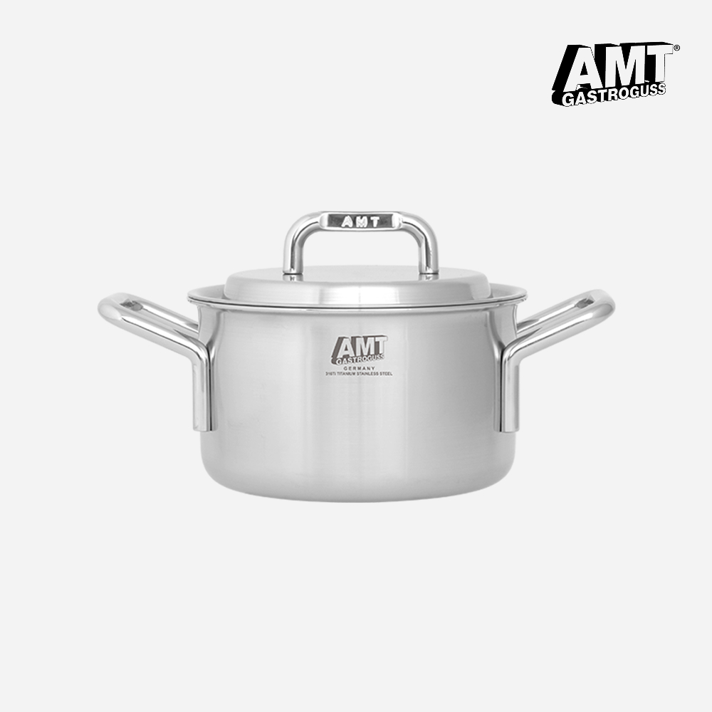AMT 샤프 16cm 양수 냄비 316Ti 스텐 통5중