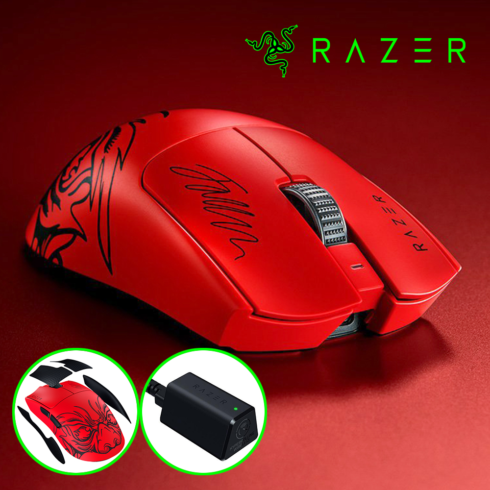 [국내정발] 레이저 바이퍼 V3 PRO 무선 게이밍마우스 바브삼 페이커에디션 레드