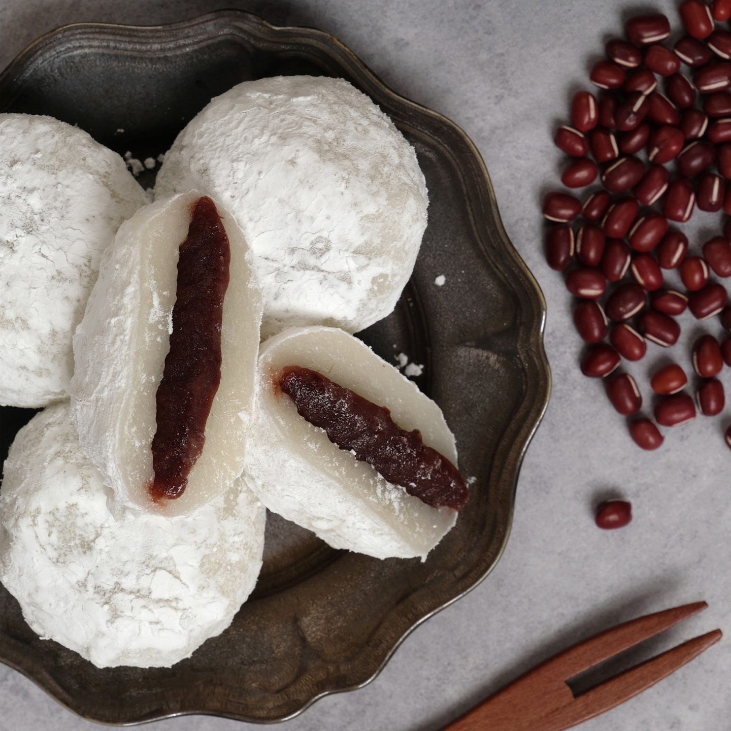신라병가 개별포장 진한 쑥맛, 앙금있는 굳지않는 쑥개떡 30개입 - 상세 이미지 4