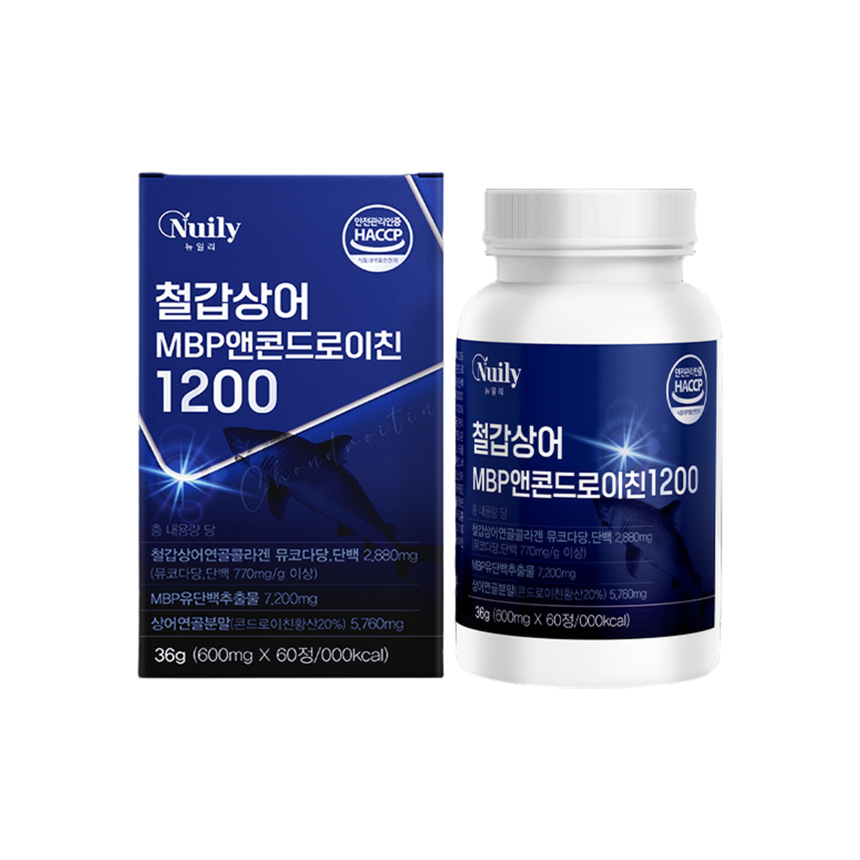 철갑상어 연골 콘도로이친 mbp 콘드로친 6형 c6s 콘드로이친 1200 효능 60정