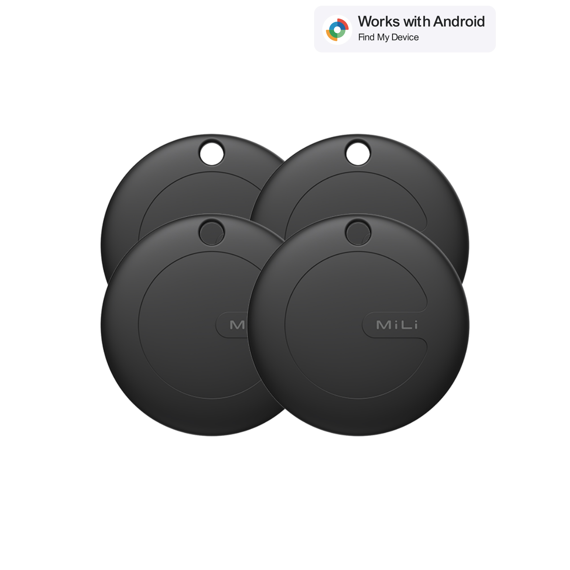 MiLi 미태그 위치추적기 태그 갤럭시 에어태그 홀더 미아방지 삼성 스마트태그 유아 4개
