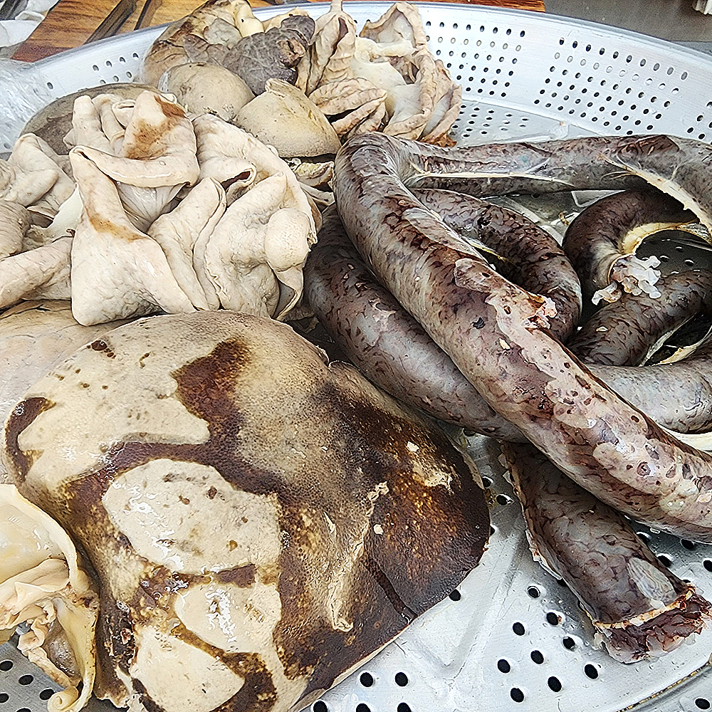 [거제시 배달] 찰진 순대 1인분 [거제고현 사계절왕호떡] : 동네시장 장보기