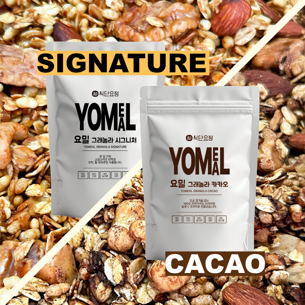 식단요정 무설탕 저당 고단백 통곡물 수제 시리얼 뮤즐리 귀리 초코 그래놀라 500 200g