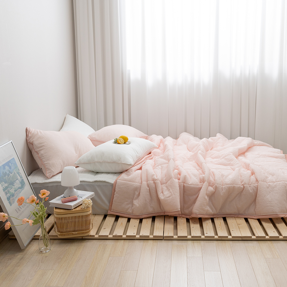 세레노 여름 이불 스노우 리플 냉감 차렵 간절기 이불 단품 SS 이미지 7