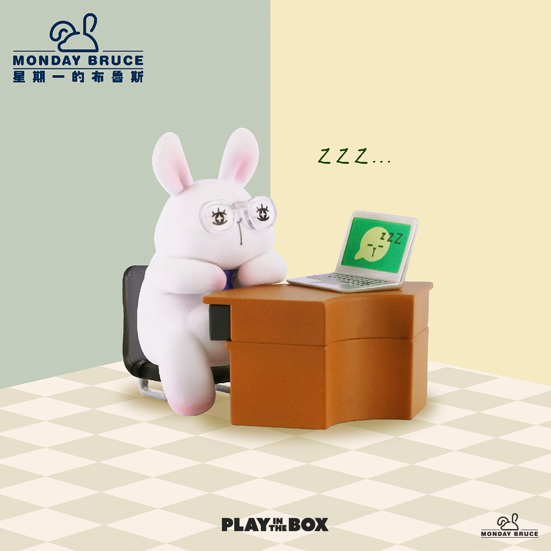 [플레이인더박스] 먼데이브루스 A06 회의에서 숨는 법 랜덤피규어 - 상세 이미지 3