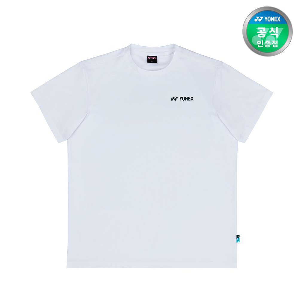 요넥스 255TS016U 테니스 의류 반팔 티셔츠 남녀공용 화이트 - 상품 이미지