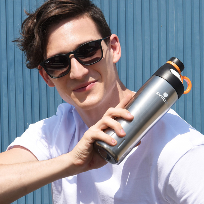 산테코 아우럴 텀블러 보온보냉병 590ml, 스틸, 1개 이미지 8