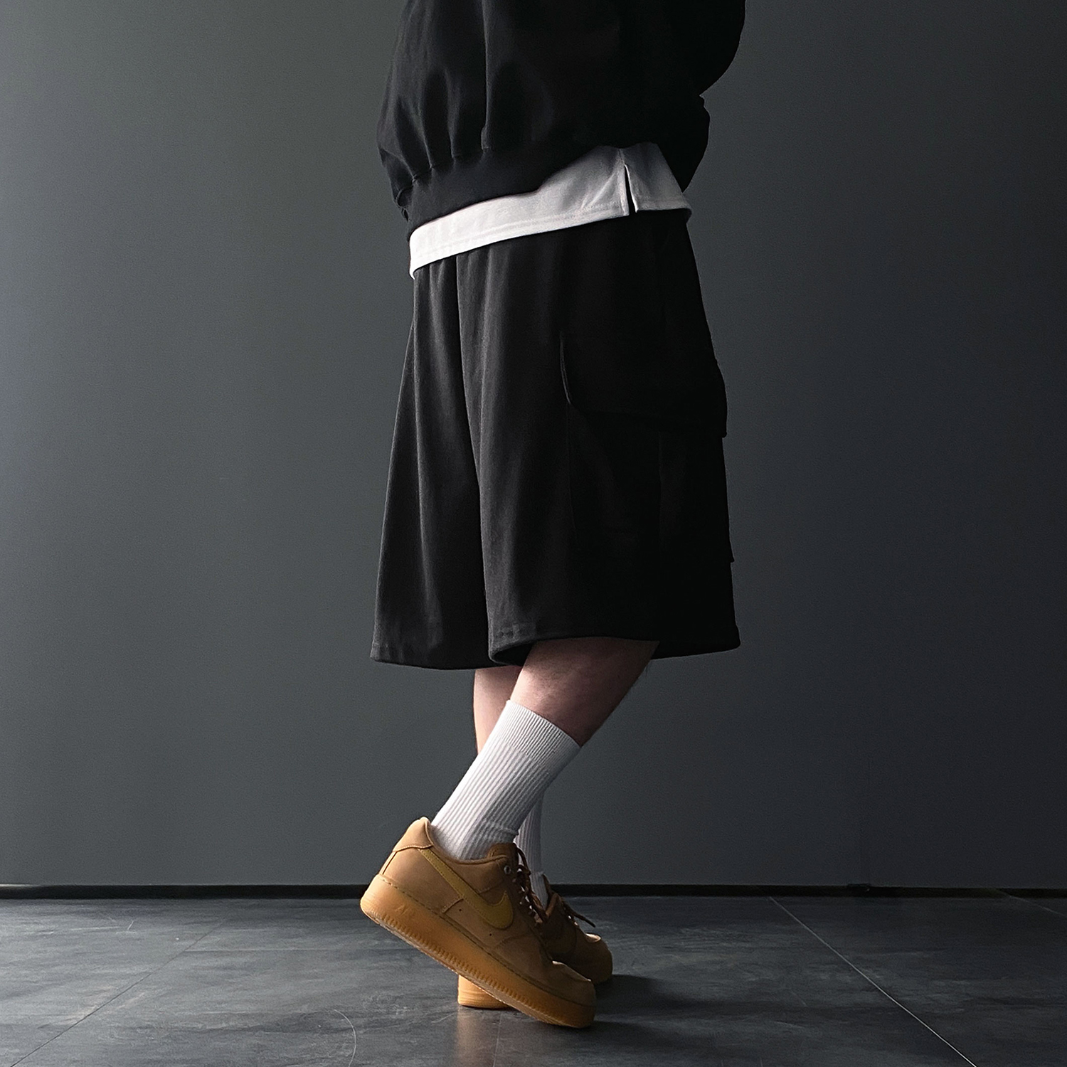 카고반바지 남자버뮤다팬츠 벌룬팬츠 - 상세 이미지 4