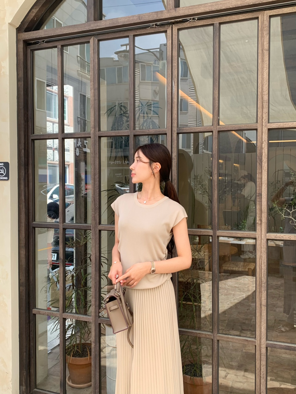 셔링 플리츠 스커트 세트 /날씬핏 세트 강추 상세 이미지 20