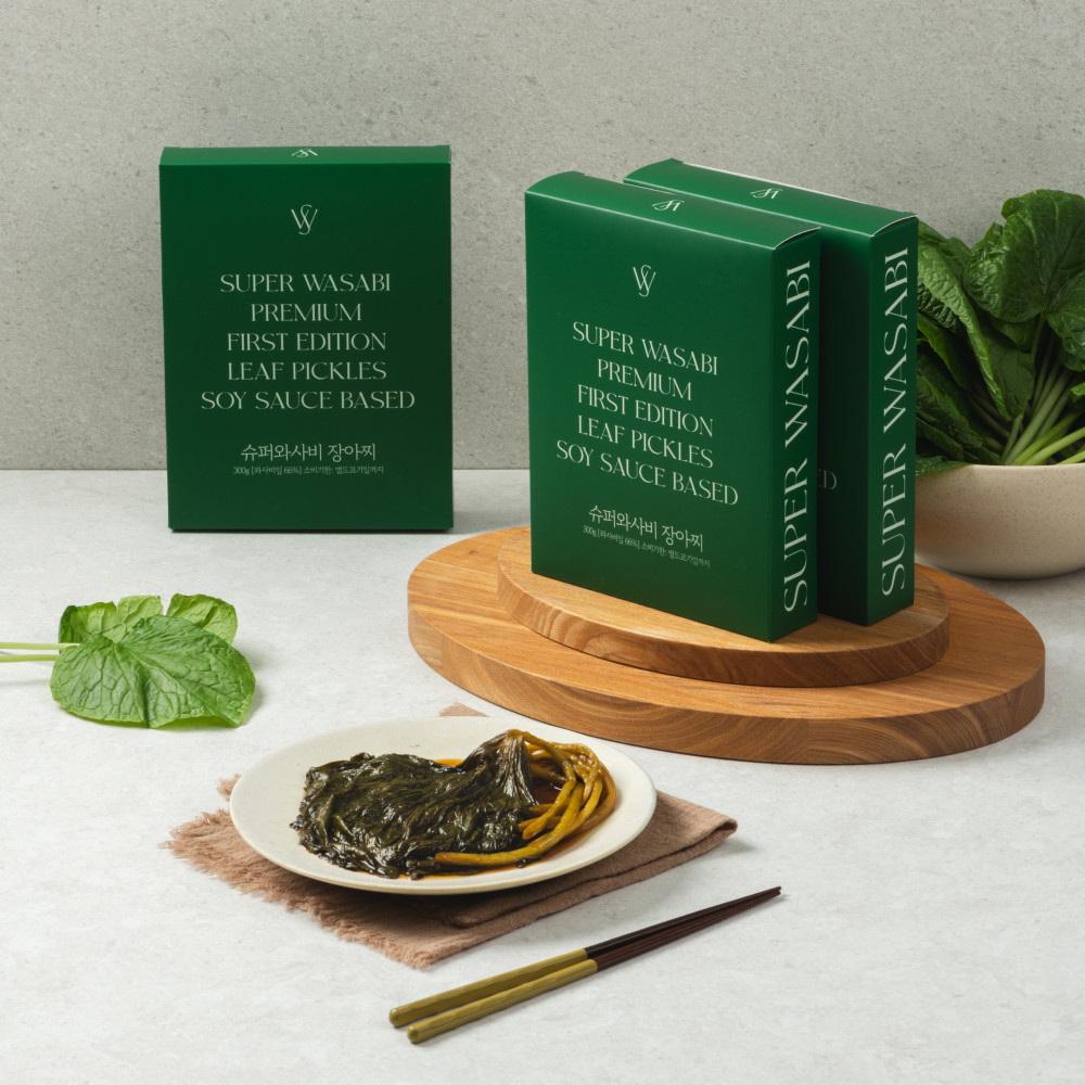 슈퍼와사비 태백 고추냉이 잎 장아찌 300g, 1개