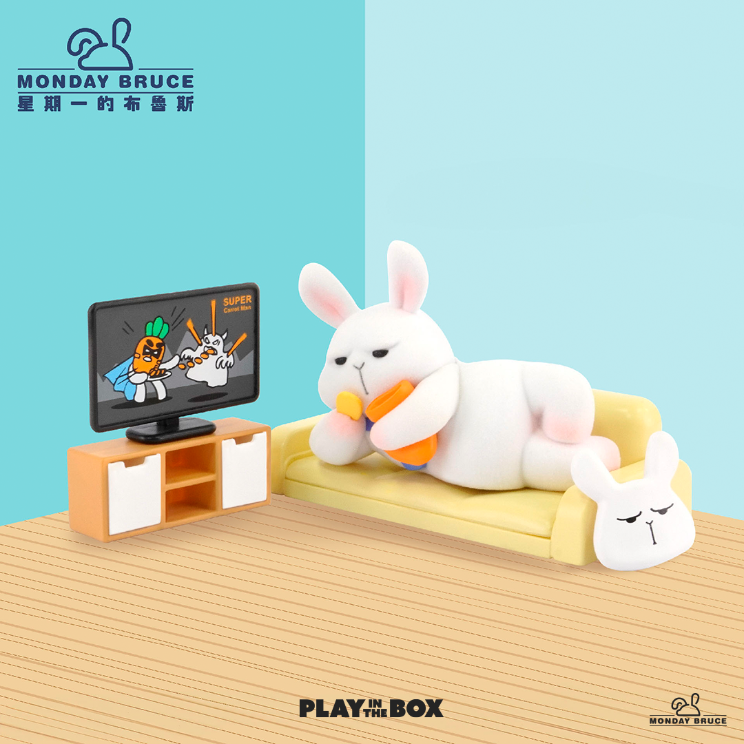 [플레이인더박스] 먼데이브루스 A07 집에 있으면 나가기 싫어 랜덤피규어 - 상세 이미지 5