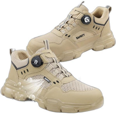 [해외]통풍잘되는안전화 경량 다이얼 보아 여름 제전 절연화