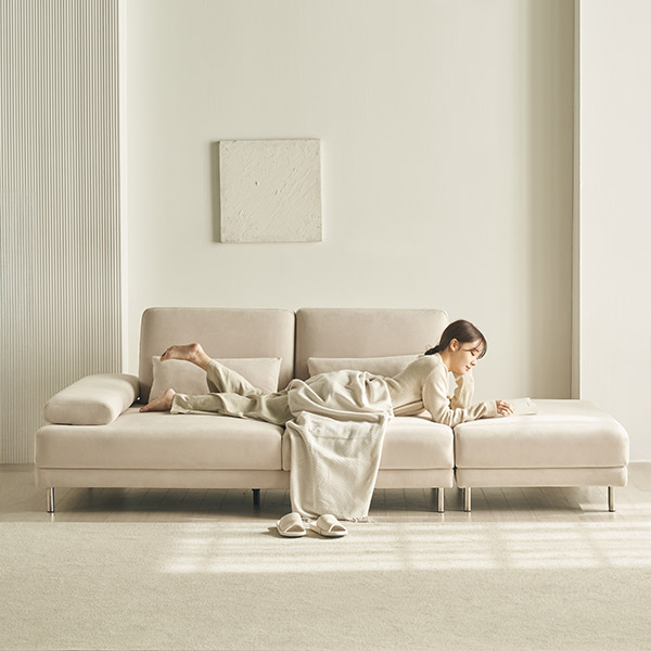 스칸디아 플로 스윙형 기능성 모듈 소파 / 3인