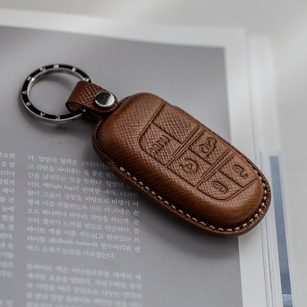 까사몬타 차키케이스 자동차 스마트 가죽 키커버 홀더 3D 전차종