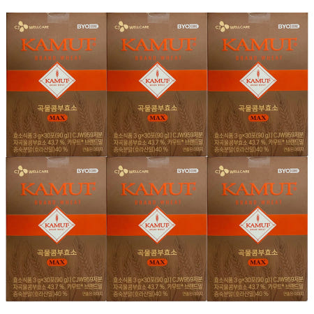 CJ웰케어 바이오코어 카무트 곡물콤부효소 맥스 30포