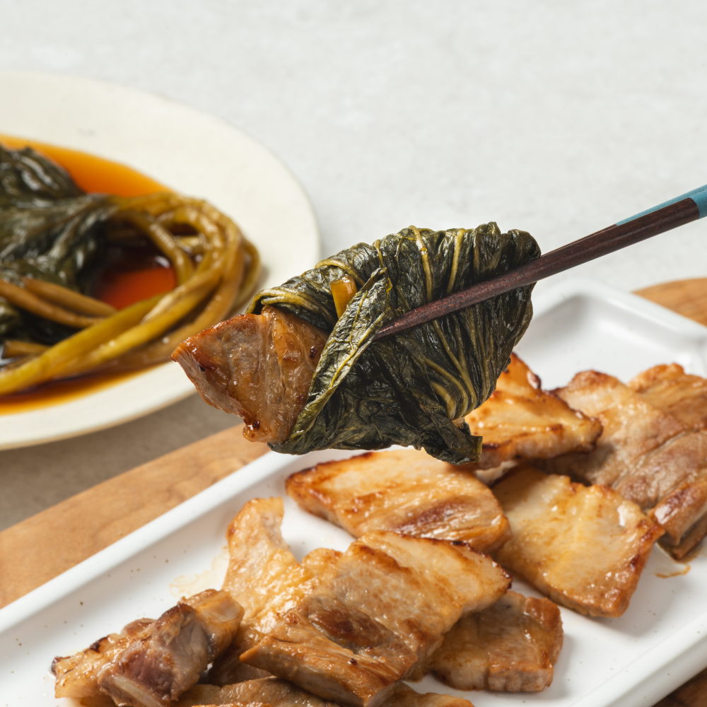 슈퍼와사비 태백 고추냉이 잎 장아찌 300g, 2개 - 상세 이미지 5