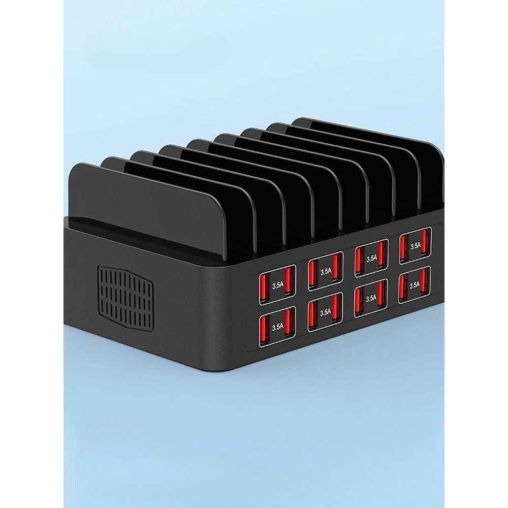 업소용 휴대폰 충전기 카페 커피숍 식당 16포트 고속 데스크탑 USB 충전 - 상품 이미지
