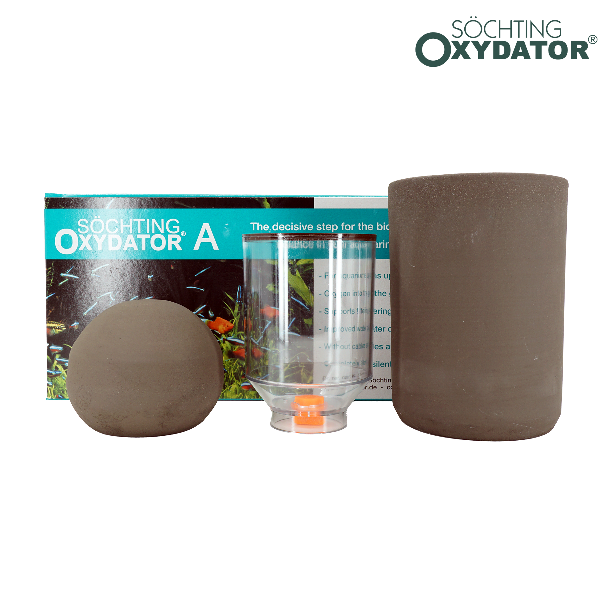 어항 산소공급기 무소음 무전력 산소발생기 구피 베타 새우 수초 소흐팅 옥시데이터 A