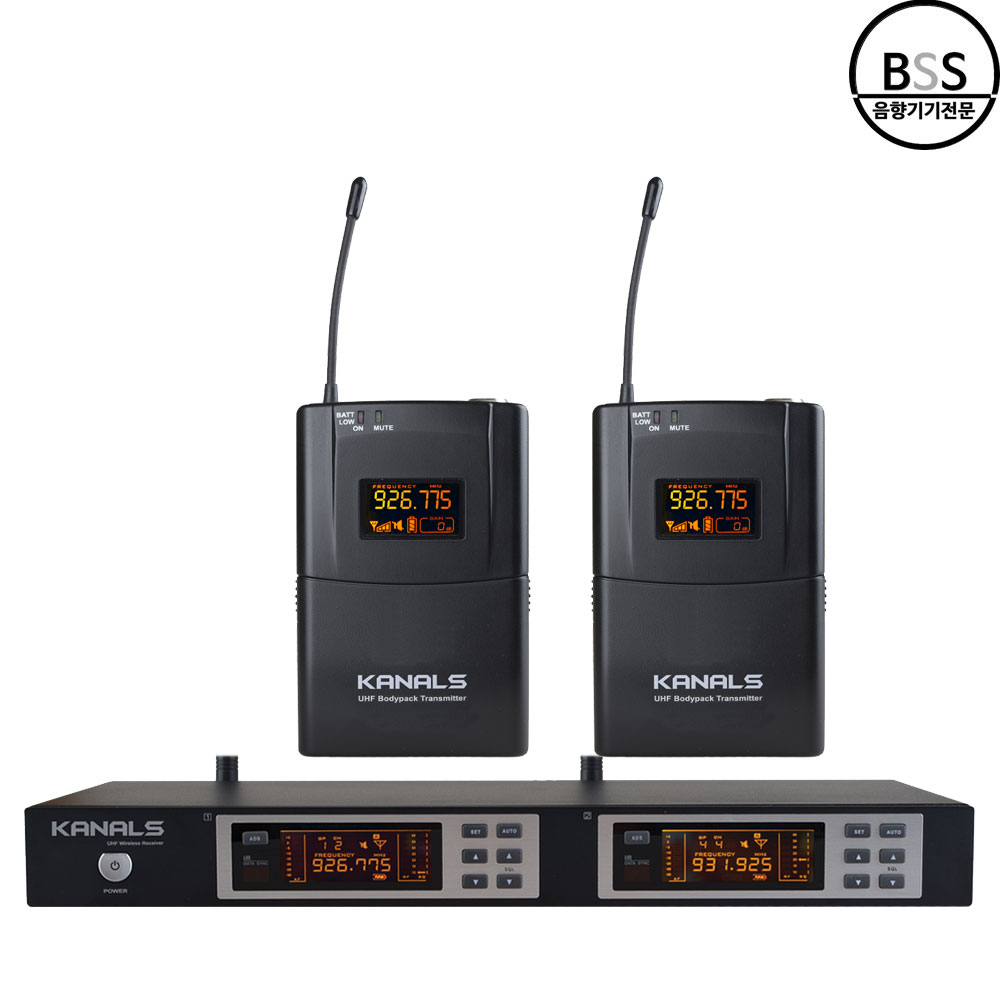 카날스 BK2001A 무선마이크 2채널 개척교회 댄스교실 행사장 연극 KANALS - 상세 이미지 3