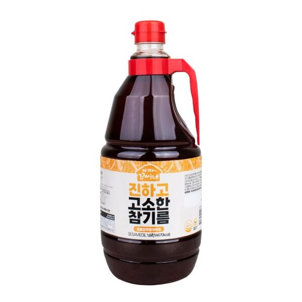 우영 진참기름 1.8L , 업소용 대용량 , 아따꼬씨네 , 우영식품 : 비유니