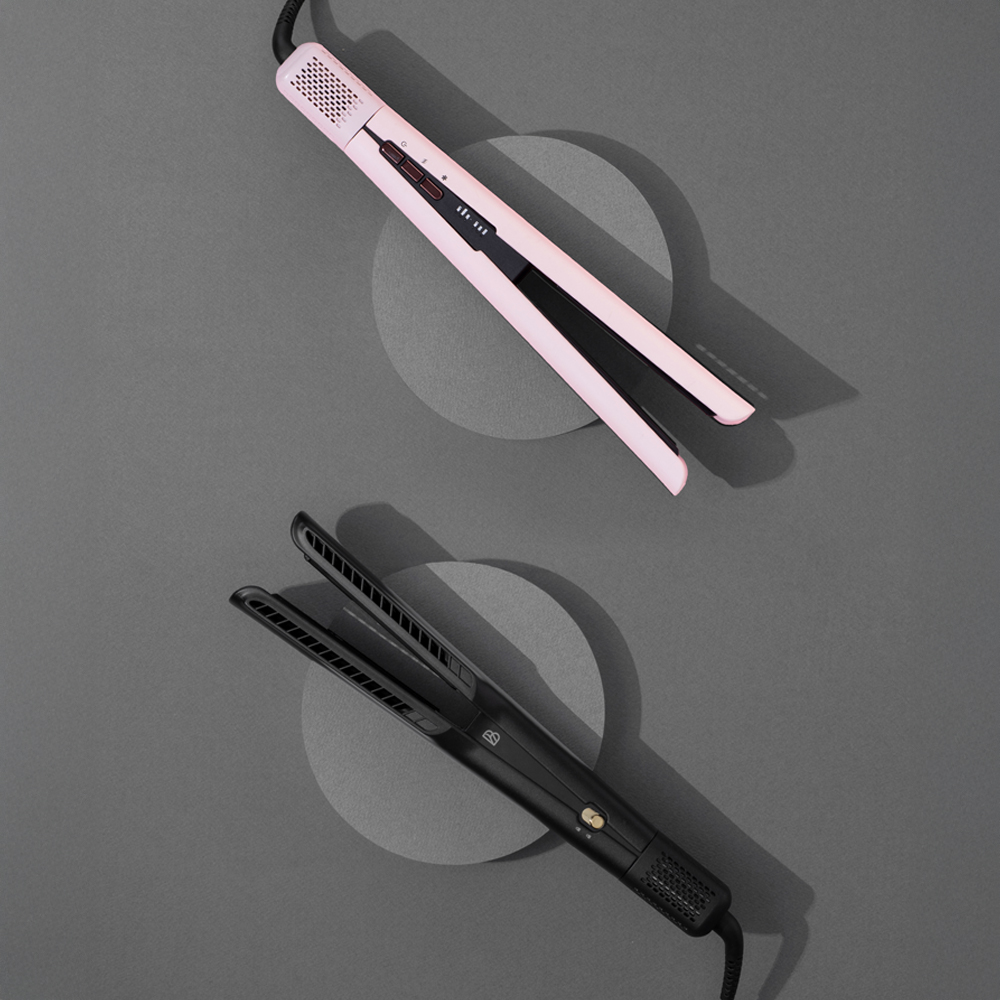 휴브론 에어스트레이트너 헤어스타일러 에어스트레이트 전문가용 스트레이트너 매직기 에어브러쉬