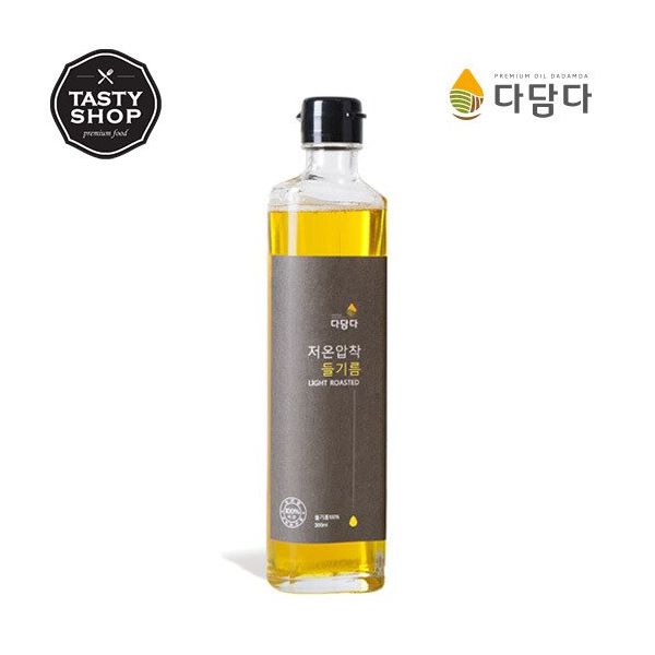 [다담다]100 원적외선으로 볶은 저온압착 들기름 300ml : 비유니
