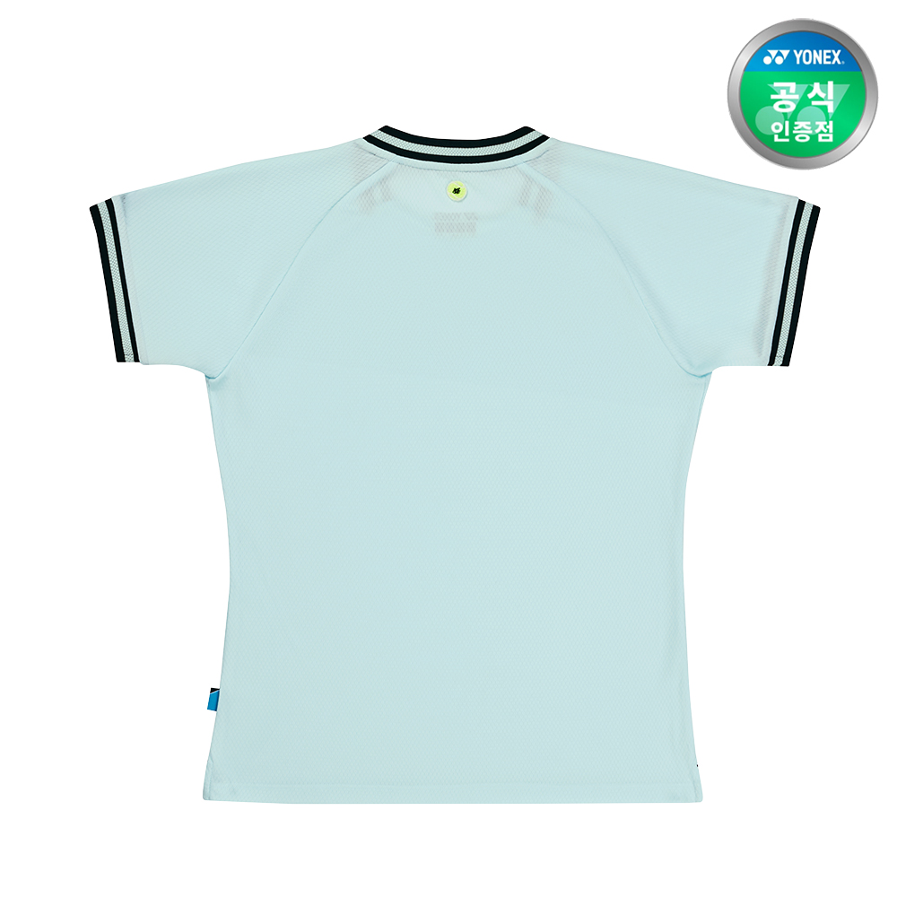 요넥스 255TS012F 테니스 의류 반팔 티셔츠 여성용 민트 - 상세 이미지 2
