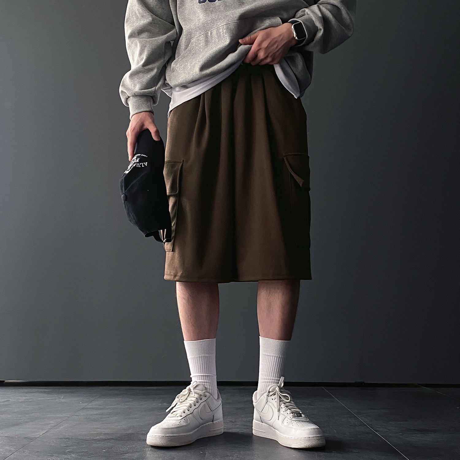 카고반바지 남자버뮤다팬츠 벌룬팬츠 - 상세 이미지 2