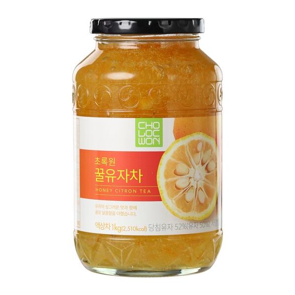 초록원 꿀유자차 1kg : 씨유니