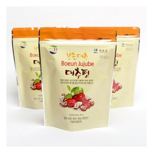 [양지촌농원] 충북 보은 대추편 80g 대추칩 대추과자 : 씨유니