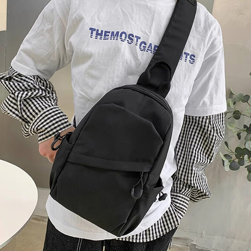 데일리 베이직 크로스백 핸드폰 가방 슬링백 남성 여성 힙색