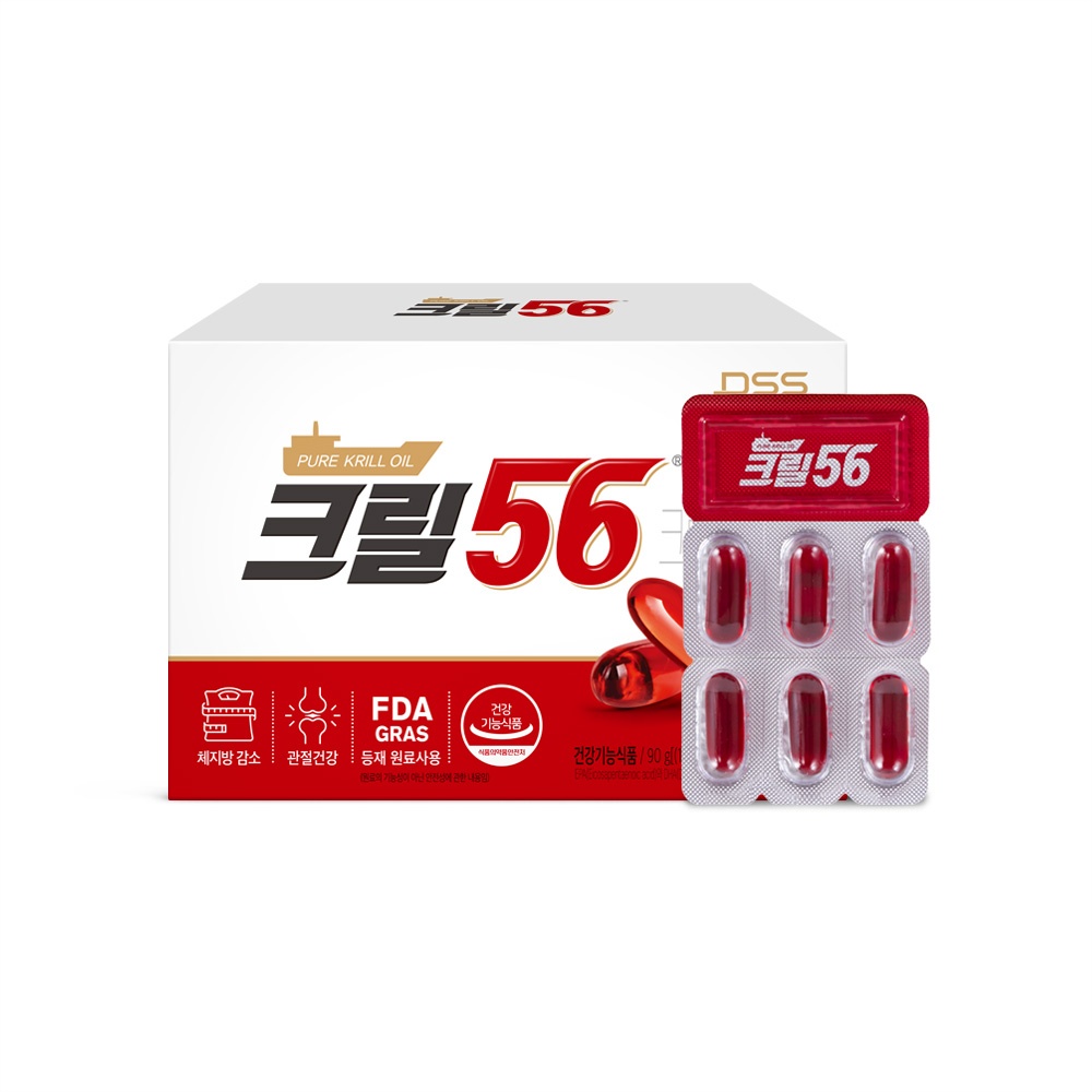 크릴56 크릴오일 90캡슐 관절건강 체지방감소 3개월분 인지질56% - 상세 이미지 2