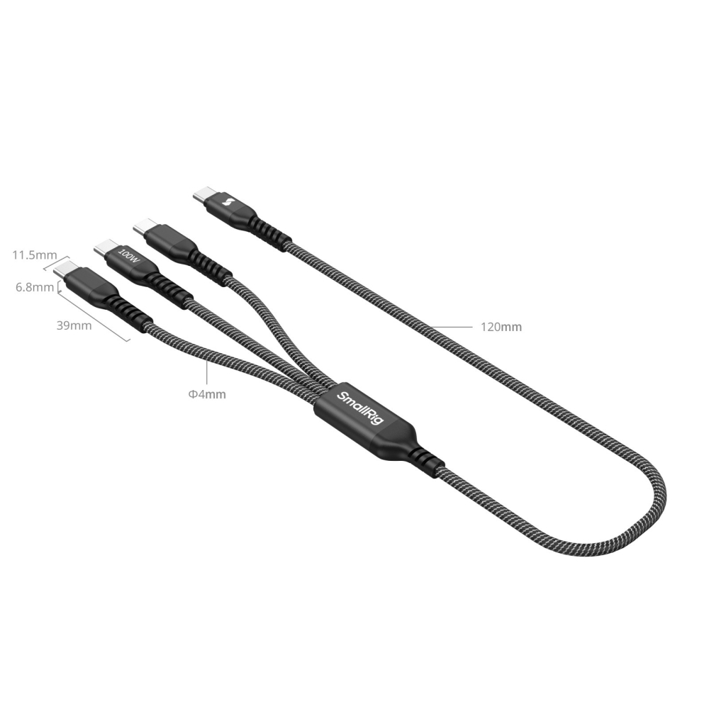 스몰리그 3-in-1 USB-C 전원 케이블 5079 - 상세 이미지 5