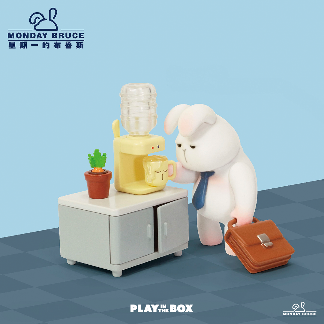 [플레이인더박스] 먼데이브루스 A04 오늘도 출근 랜덤피규어 이미지 6