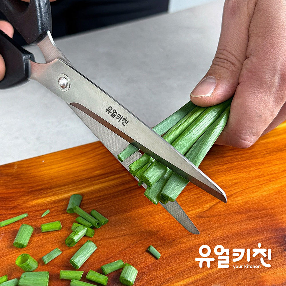 유얼키친 잘드는가위 업소용 식가위 김치가위 - 상품 이미지