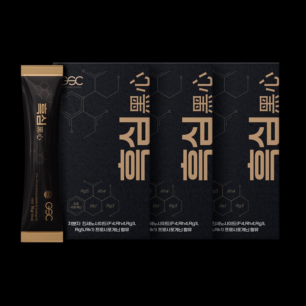 K 흑삼 진액 100% 프로사포게닌 80mg 고함량 30포, 1개 - 상세 이미지 3