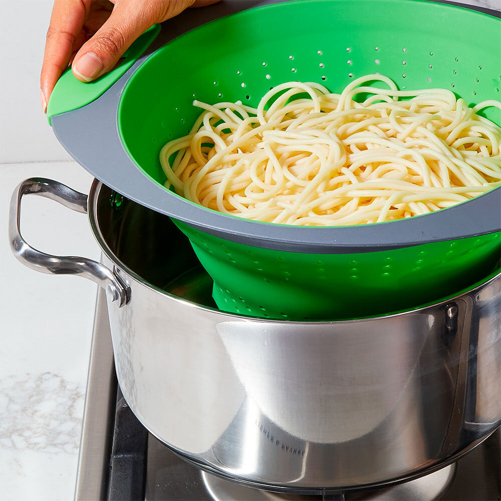 옥소 굿그립 접이식 실리콘 채반 - 그린 - 상품 이미지