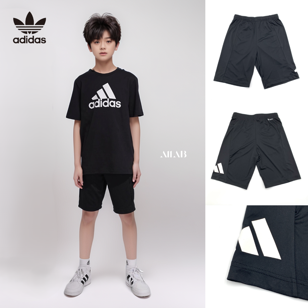 [오늘출발] 아디다스 키즈 반바지 에센셜 삼선 면 쇼츠 드라이핏 기능성 여름 블랙(드라이핏퍼포먼스), 150