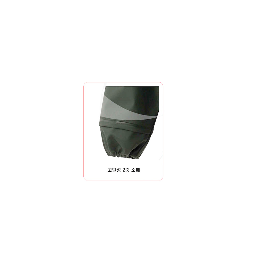 제비표 우의 MC-1100 상의만 오토바이용 우비 산업안전용 라이더 배달 - 상세 이미지 3