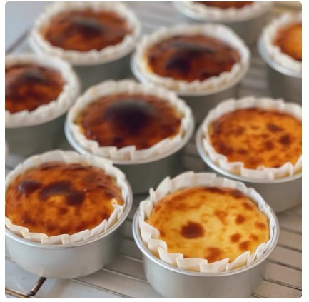 접을필요없는 바스크치즈케이크 유산지 원형 베이킹컵 50매 5,6,8인치 - 상품 이미지